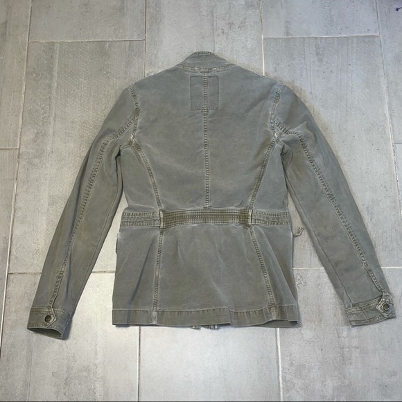 ☘Lucky Brand☘ Olive Green Military Utility Jacket - Picture 4 of 8